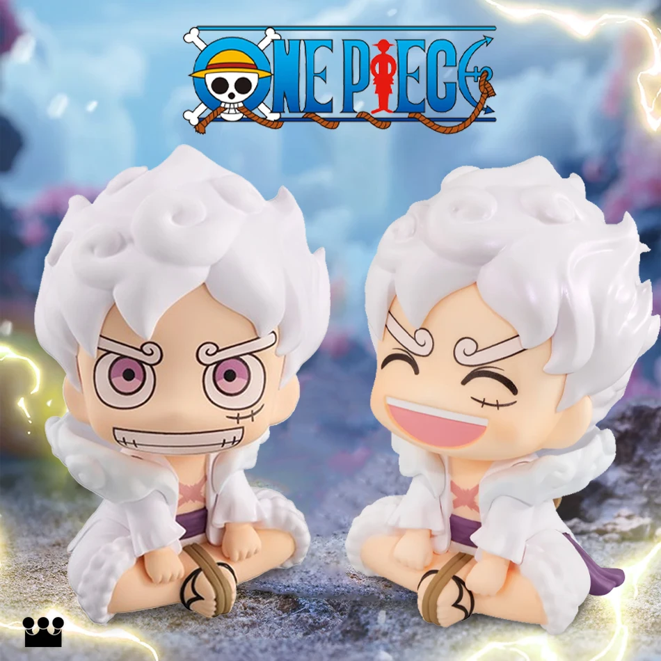 Original Megahouse Look Up ONE PIECE 10cm Anime Luffy Zoro Law Chopper Q Verision Kawaii figura juguete modelo regalo adornos
