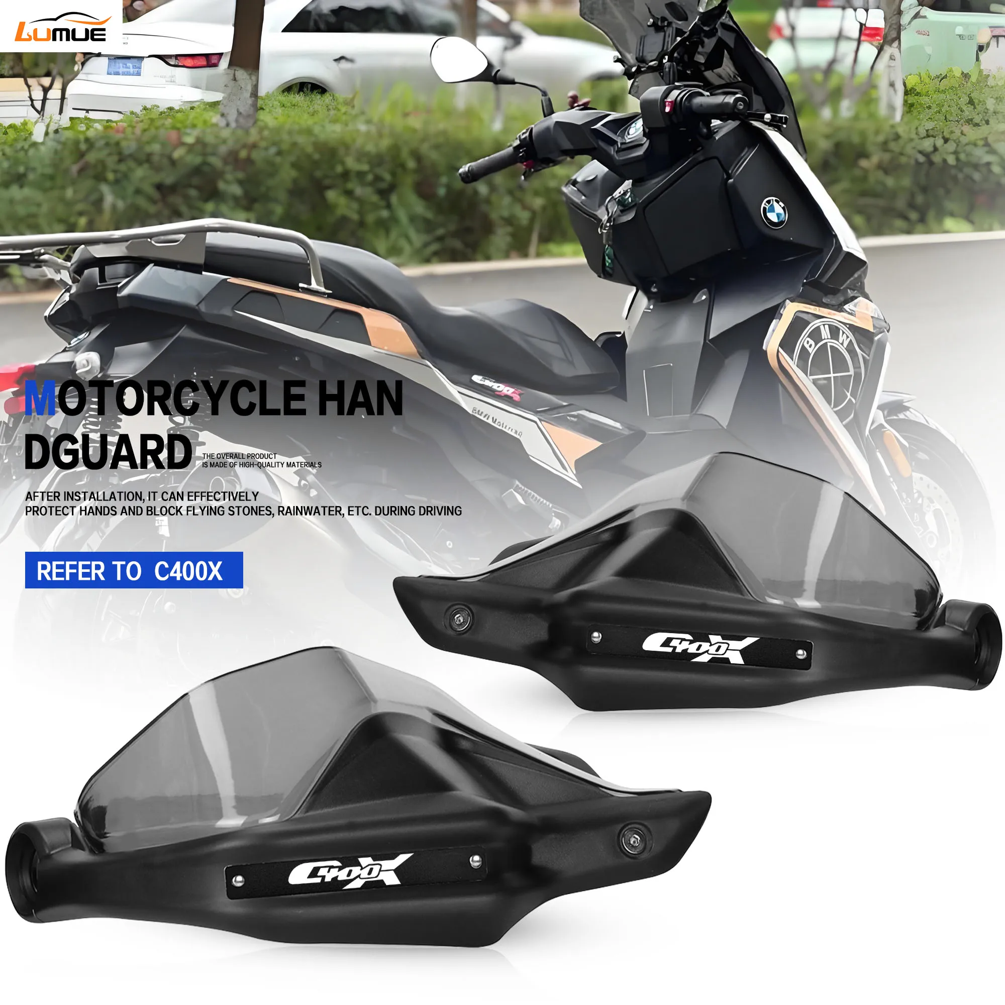 

For BMW C400X C400GT C400 X 2021-2026 Motorcycle Hand guards Handlebar Guards Windshiel Protective Cover Lever Protector