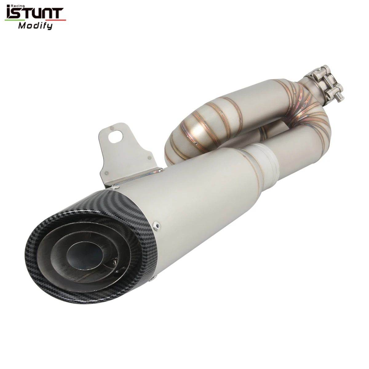 Slip Voor Triomf Street Triple 765 S R Rs 2017 - 2023 Motorfiets Uitlaatsysteem Escpae Moto Mid Link Pijp Connect 51Mm Uitlaat