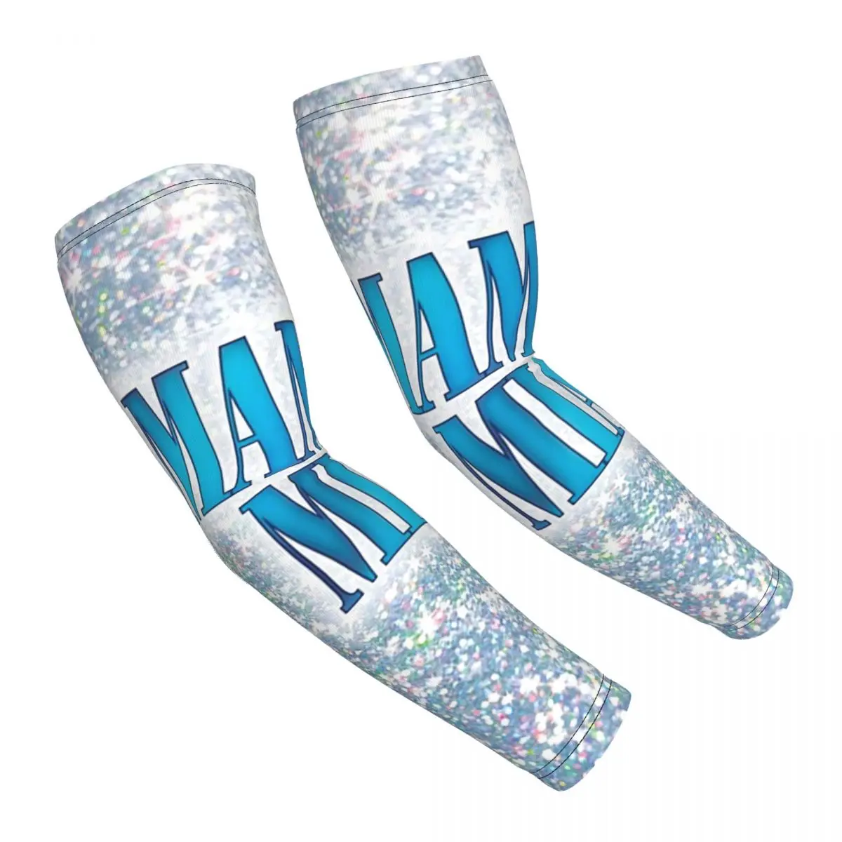 ماما ميا 2 أكمام للذراع للرجال والنساء للحماية من الأشعة فوق البنفسجية وتغطية الوشم الرياضية والتبريد وركوب الدراجات #1