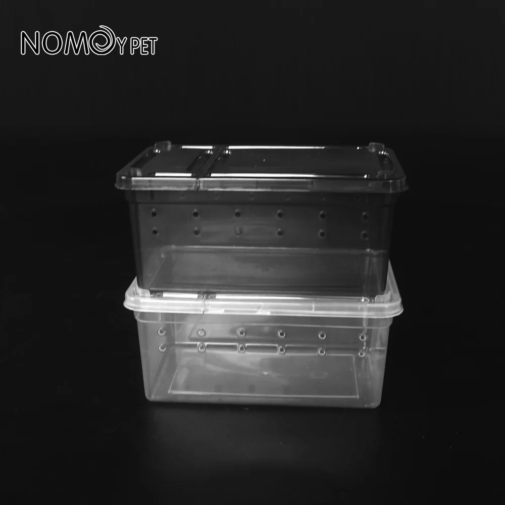 Reptile H3 Small Size Breeding Box Pet Snail Crawling Pet Box Hermit Crab Spider Scorpion Horned Frog Lizard Insect Box