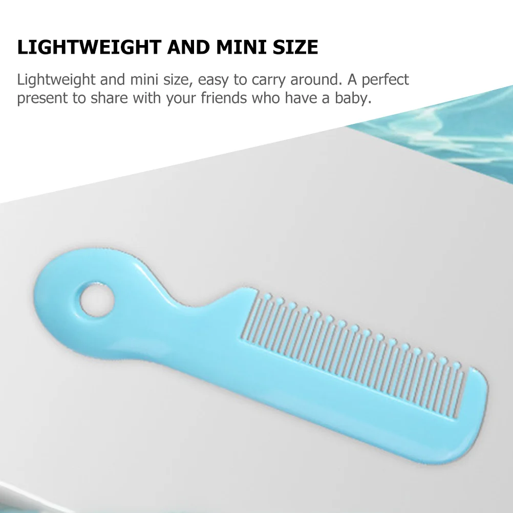 

4pcs Baby Comb Round Teeth Kids Toddler Newborn Infant Care Detangle Knots Scalp Massage Practical Use Easy Operate Fashion