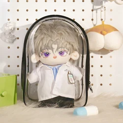 20cm Plush Doll Out Bag PVC Transparent Cotton Doll Transparent Display Pouch Clear Storage Case For Anime Cartoon Dolls