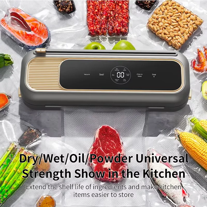 

Household Fully Automatic Vacuum Sealing Machine Small Portable Food Packaging Plastic Sealing Machine