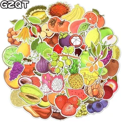 50PCS Fruits Cartoon Stickers Graffiti DIY Phone Laptop Travel Luggage Fridge Car Guitar Waterproof Sticker Decal Kid Toy