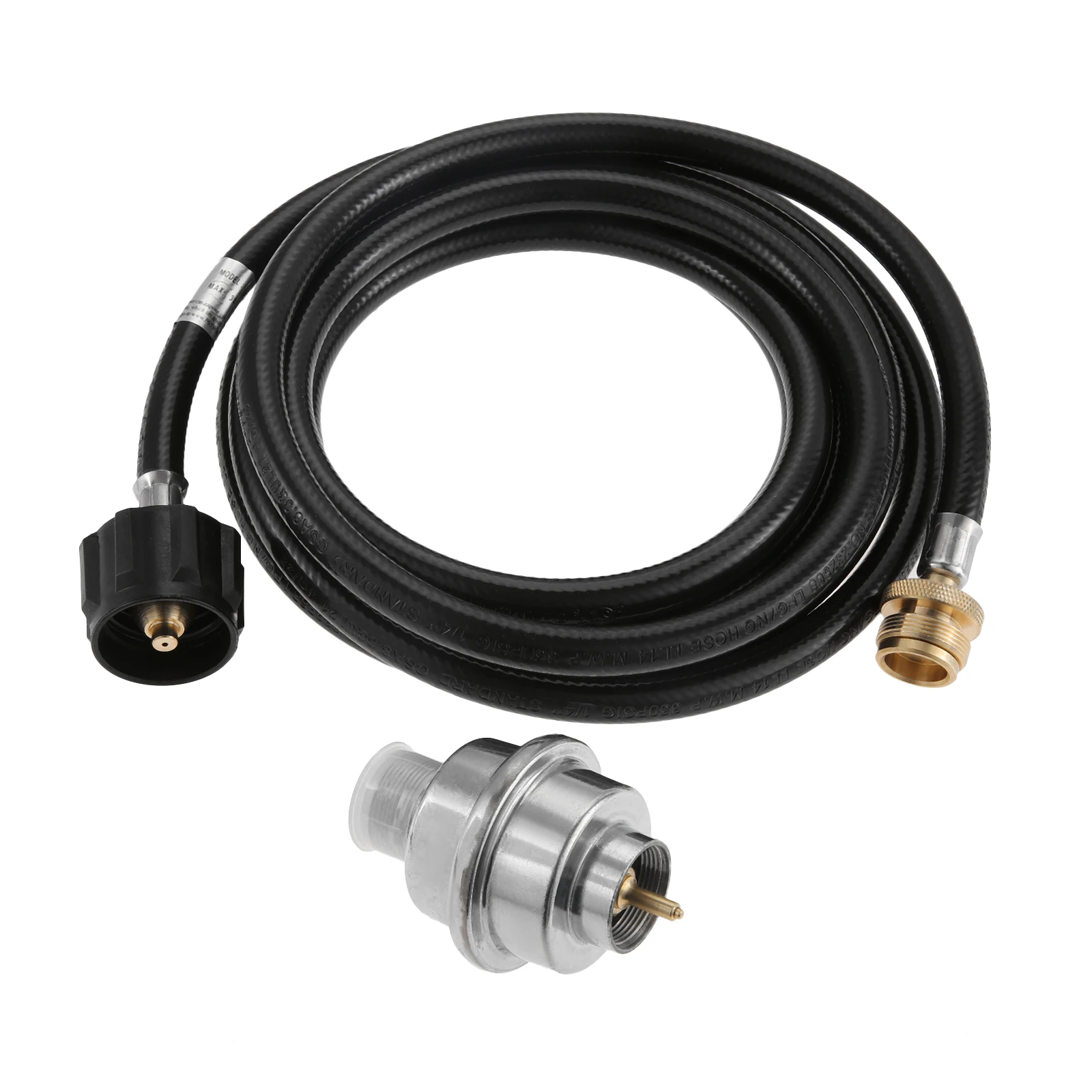 

Шланг для пропана 12 футов с топливным фильтром для обогревателя Buddy Heater, заменяет F273699, F276163, подключение QCC1/Type1, для баллонов с пропаном 20-45 фунтов