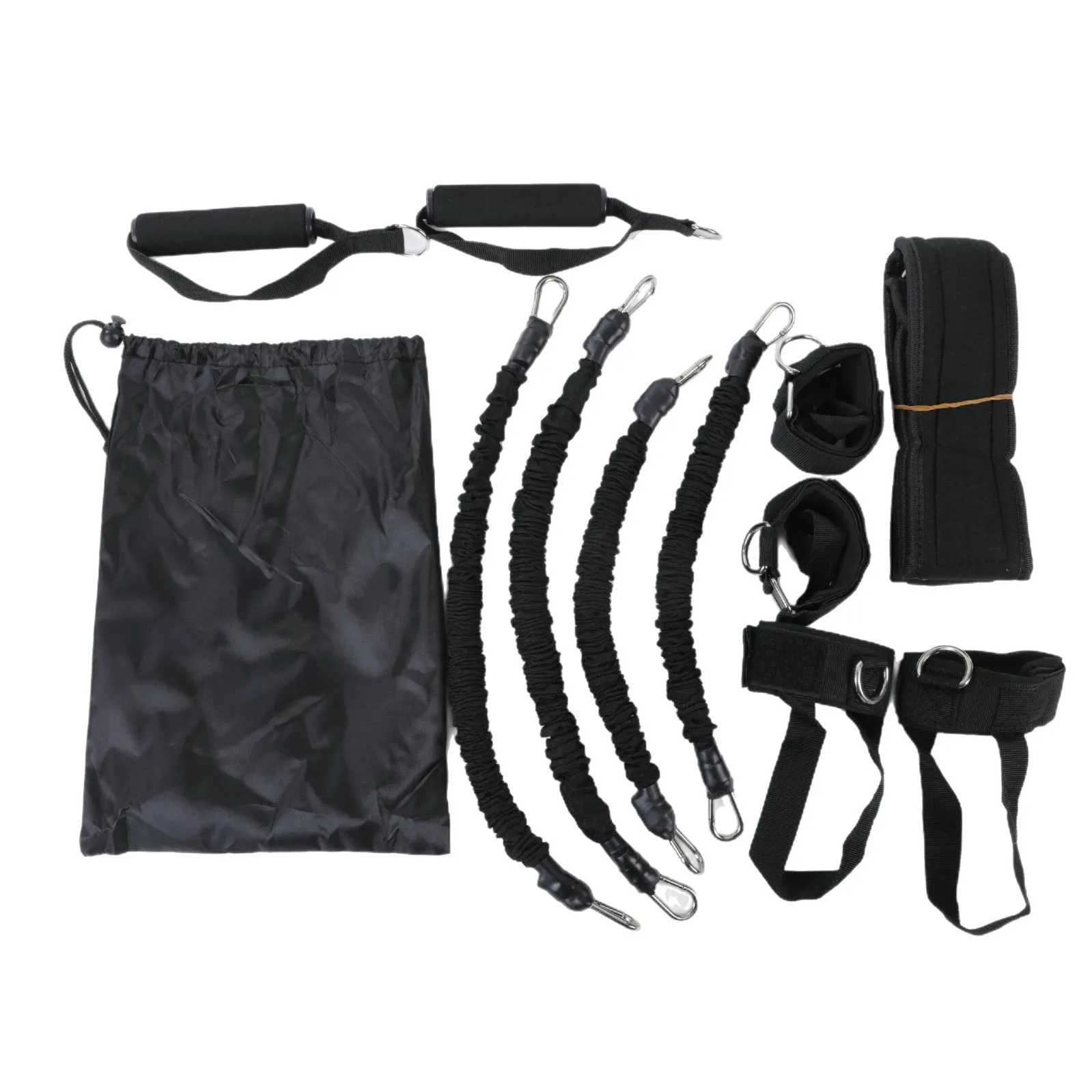 Bounce Trainer Vertical Jump Leg Resistance Bands Glutes Muscles Workout Strength Speed Agility Training Basketball Football