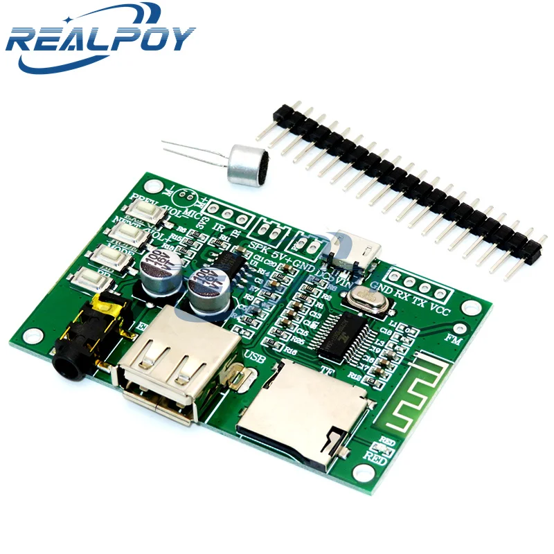 BT201 Dual Mode 5.0 Bluetooth Lossless Audio Power Amplifier Board Module Tf Card U Disk Ble Spp Serial Port Transparent Trans