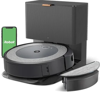 Roomba Combo i5 + kendinden boşalan Robot vakum ve paspas, 60 güne kadar akıllı haritalama boşluklarıyla oda tarafından temizlenir