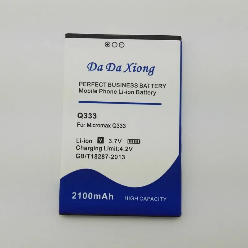 Fast and Safe Rechargeable Battery for Micromax, 2100mAh, Q333