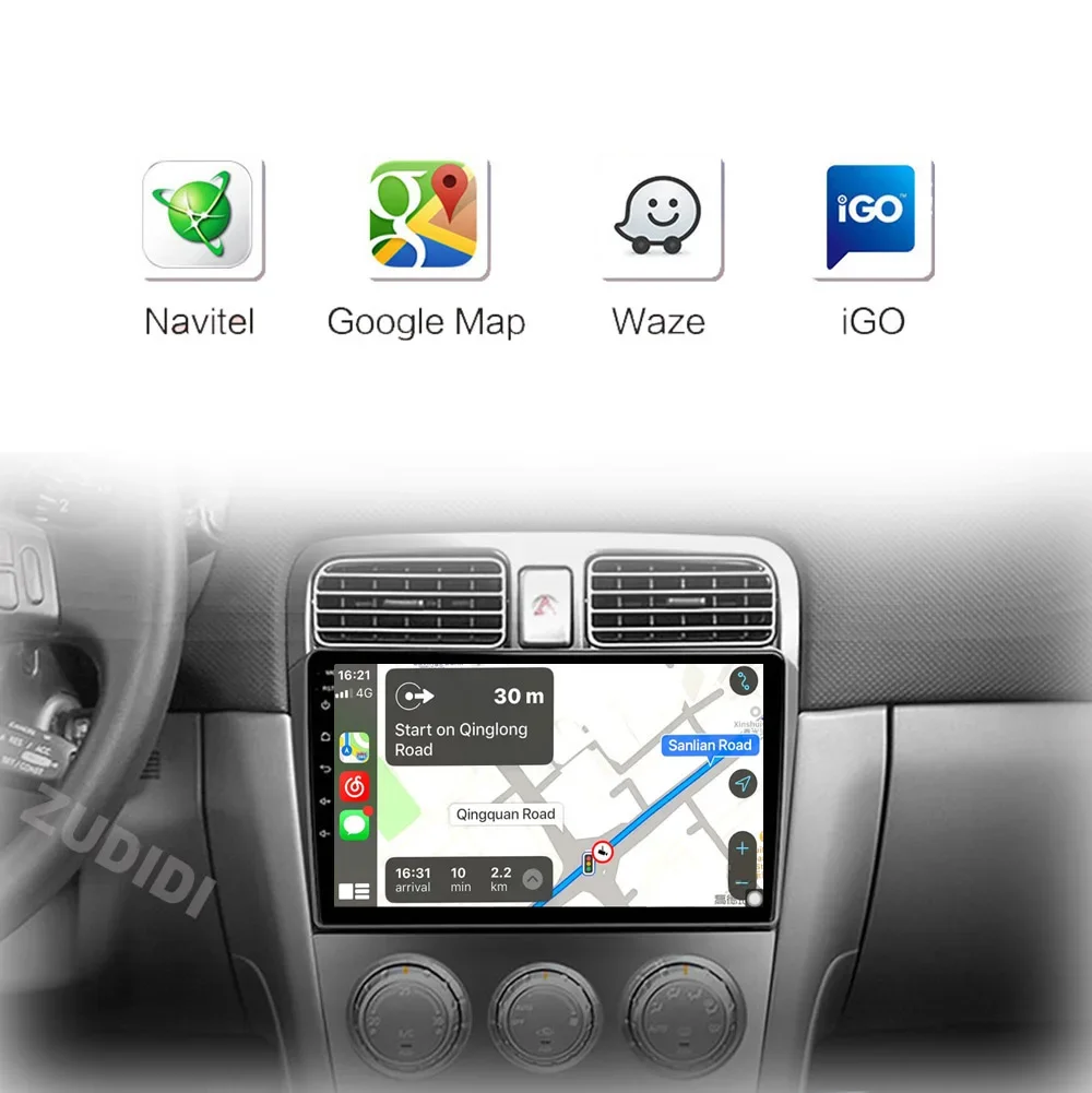 Autoradio Android 13 pour Subaru Forester Xenon 2002-2008, Navigation, Lecteur DVD, 2 Din, Carplay, Limitation, Vidéo