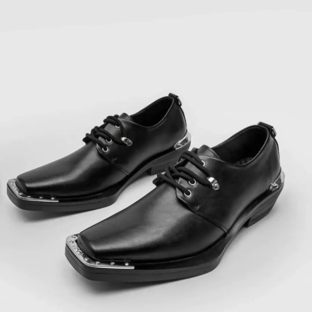 

Брендовые мужские туфли-дерби, кожаные туфли без шнуровки для мужчин, готические винтажные роскошные дизайнерские туфли, черные летние туфли с квадратным носком