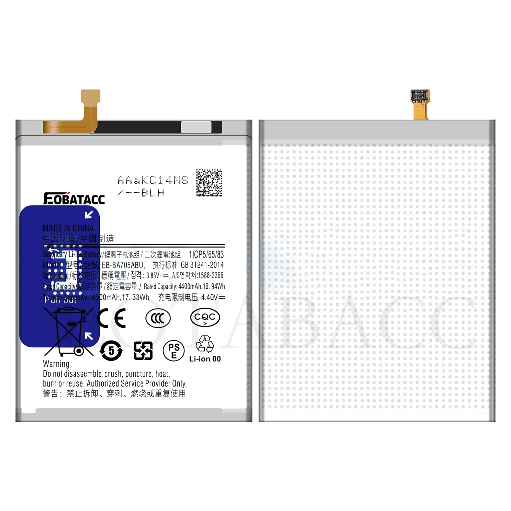 EOTABACC nueva batería de repuesto EB-BA705ABU 4500mAh para Samsung Galaxy A70 A705 SM-A705 A705FN SM-A705W baterías + herramientas