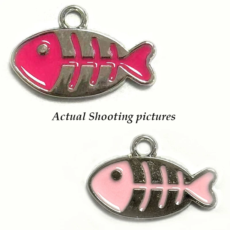 Personalized Cat Id Tags Engraved Puppy Kitten ID Name Collar Tag Fish Shaped Anti-lost Pendant Customized Kitty Nameplate Gift