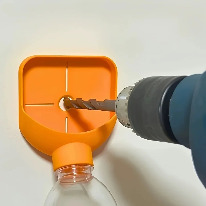 

New Electric Drill Beverage Bottles Dust Cover Universal Collector Box Non-Slip Large Capacity Drill Dust Cover Tool Accessories