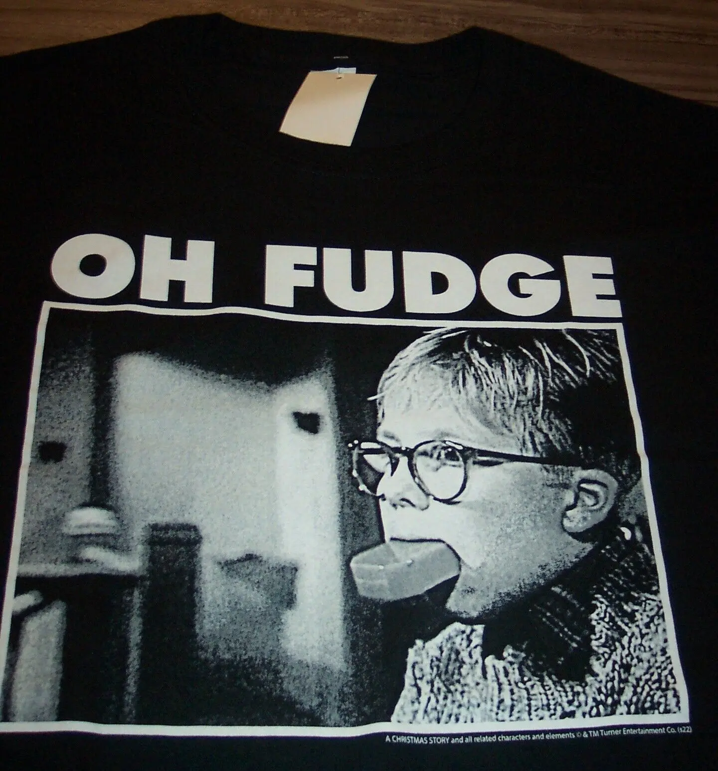 

A CHRISTMAS STORY OH FUDGE RALPHIE T-Shirt MENS LARGE NEW w/ TAG