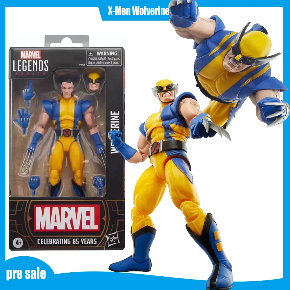 

Hasbro Marvel Legends X-Men Wolverine 85th Anniversary Anime Figurine Action Figure Statue Collection Model Toy Kids Gifts