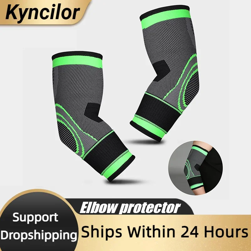 Compression Arm Support Sleeve Elbow Brace for Weightlifting Arthritis Volleyball Tennis - Arm Brace Bandage Protector view 3
