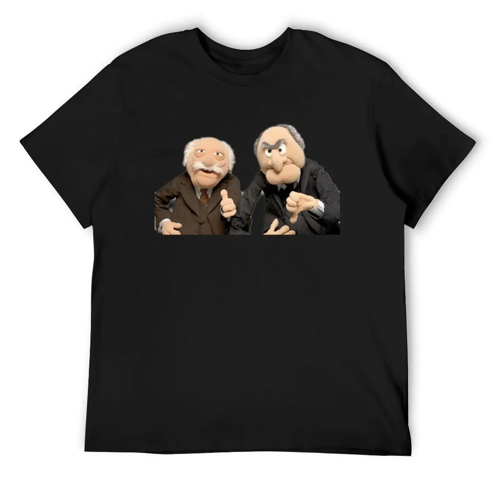 

Statler and Waldorf T-Shirt heavyweights street wear vintage clothes boys whites men t shirts high quality