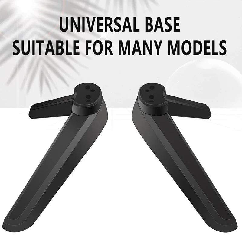 Universal TV Stand, Table Top TV Stand Base Replacement, TV Base Pedestal Feet TV Stand Mount Legs 17Mm-20Mm Durable