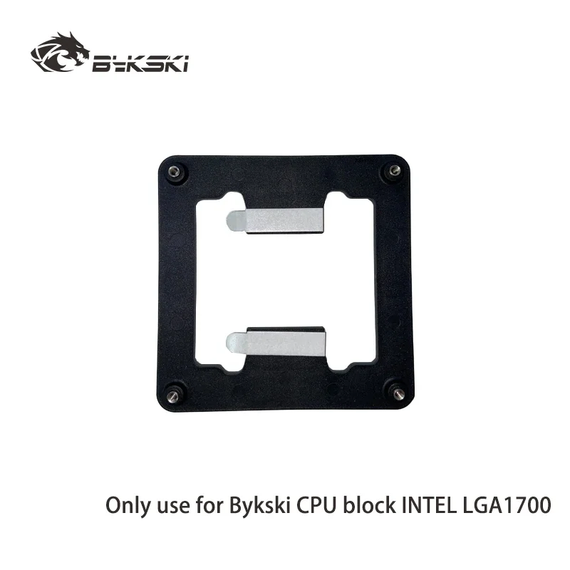 Soporte de placa trasera de placa base de refrigeración por agua Bykski solo para enchufe INETL LGA 1700 instalación de bloque de agua de CPU Bykski