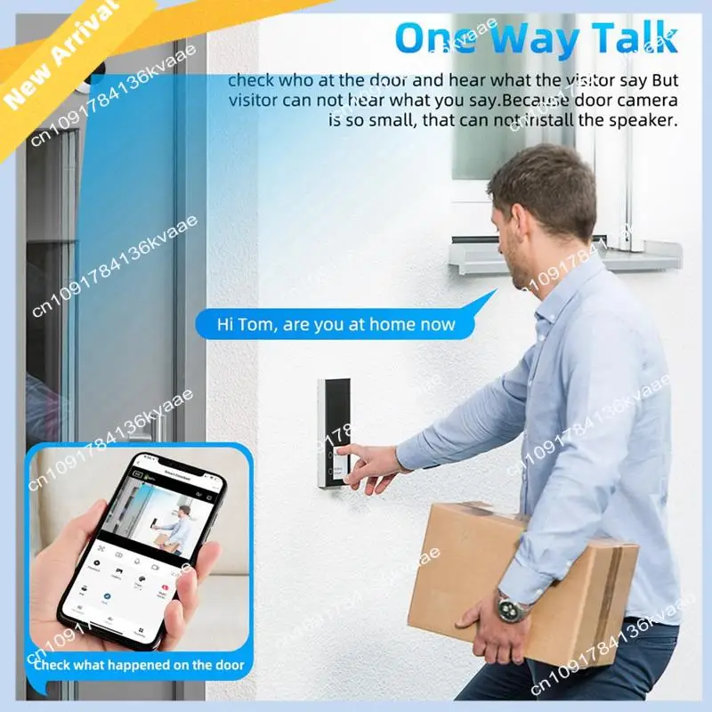 M01K Tuya Peephole Camera Mobile Phone Remote Monitoring Wifi HD Video Doorbell Wireless Intercom Video