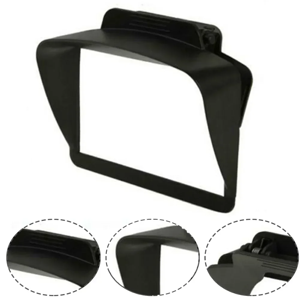 

1PCS 5 Inch Sat Nav Sun Shade Visor Black Plastic Sat Nav Sun Shade Visor For All 5'' TomTom- & 5.1'' Garmin- GPS Anti Glare