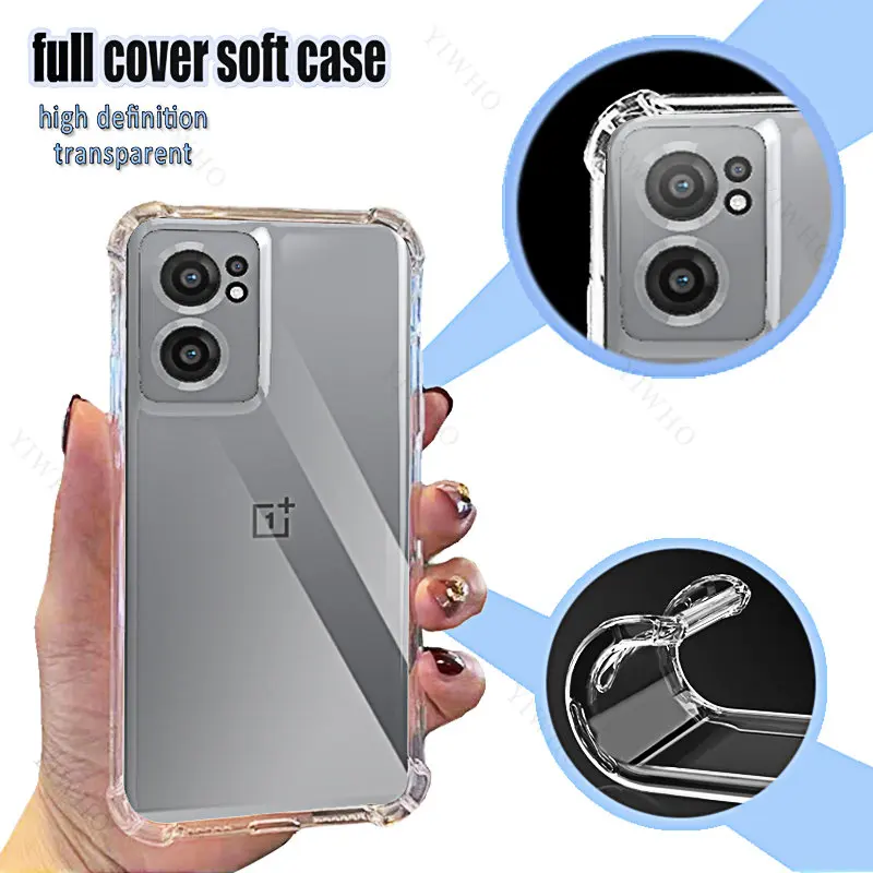 Phone Soft Case Cover for Oneplus Nord CE 2 5G TPU Transparent for OnePlus Nord CE2 5g 6.43\