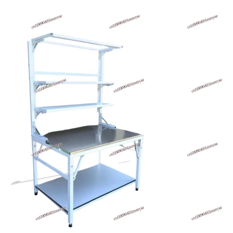 Heavy-duty Anti-static Workbench Factory E-commerce Warehouse Stainless Steel Packing Table