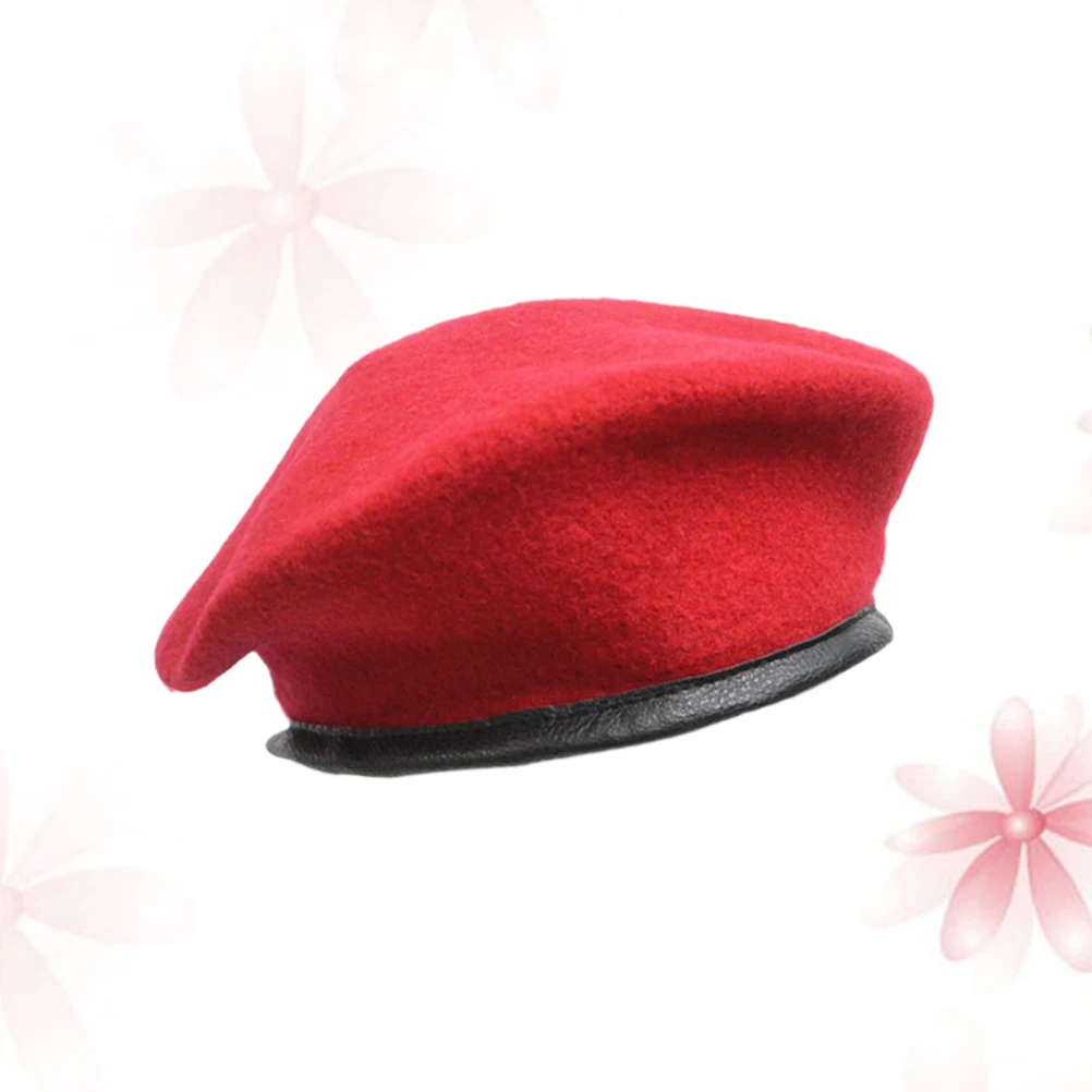 

Wool Beret Unisex Lightweight Cozy Fashion Women Men Sunscreen Driving Hat Driving Hat Green Black Fall