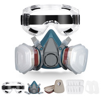 New 7502 Respirator Mask Protective Mask Industry Painting Spray Dust Gas Mask With 501 5N11 6001CN Chemcial Half face Mask
