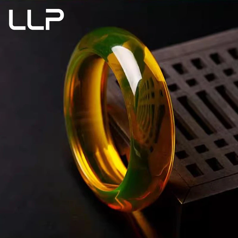 المياه المكسيكية الطبيعية عالية الكهرمان الأزرق الحجر الخام شمع العسل سوار مزاجه امرأة أنيقة مثير فتاة هدية عيد #5