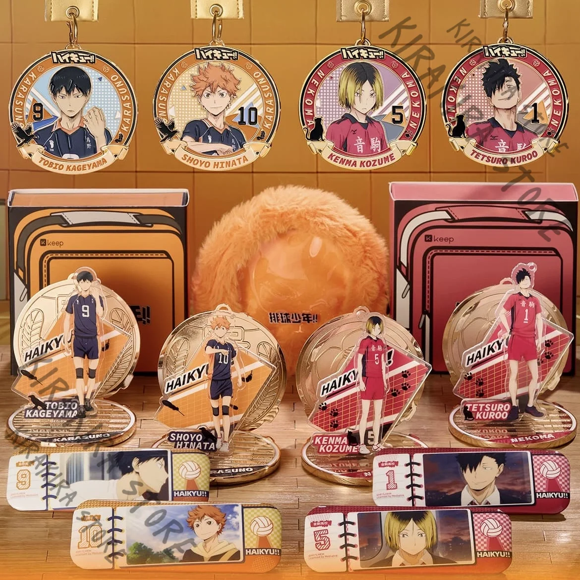 

Haikyuu!! Official Genuine Medal Pendant Shoyo Hinata Tobio Kageyama Badge Cosplay Kozume Kenma Tetsurou Kuroo Acrylic Standing