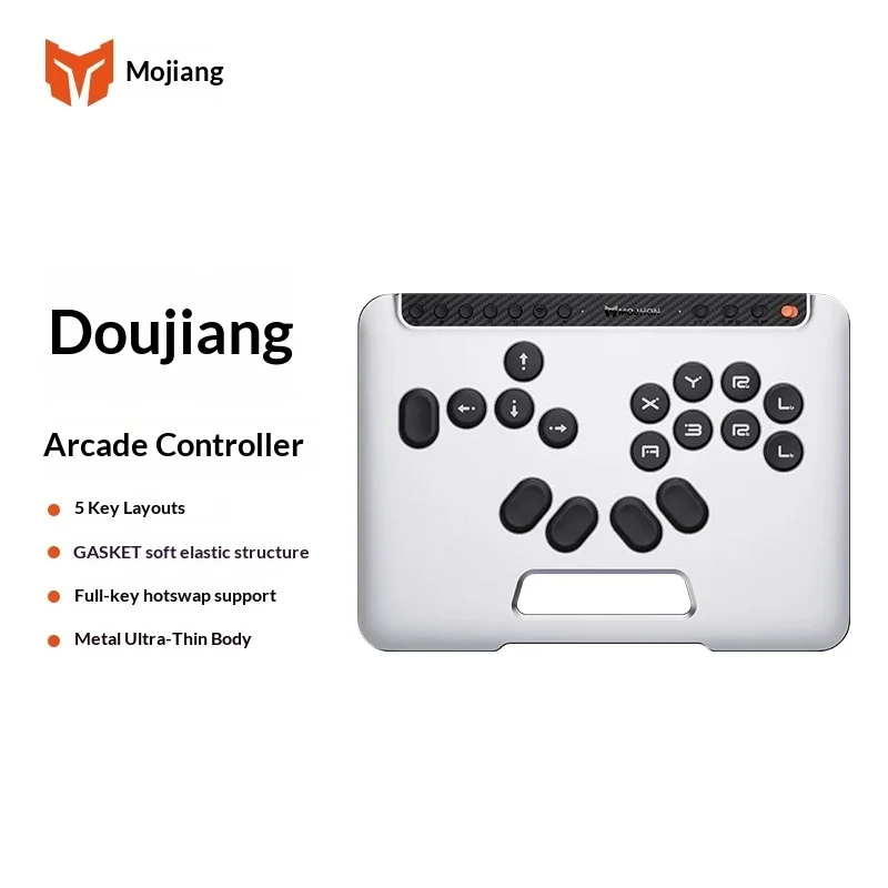 MOJHON DOUJIANG Leverless Controller Fighting Keyboard Kaihua Customized Biaxial Gaming Keyboard Full-Key Support For Hot Plug