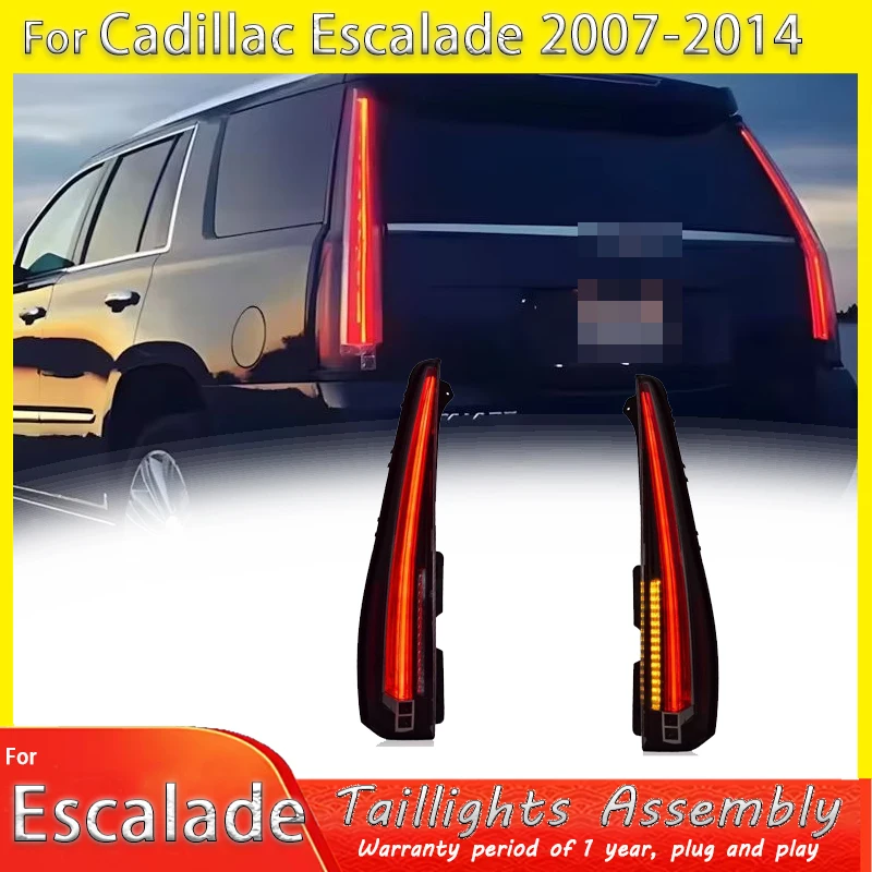 

Стайлинг автомобиля для Cadillac Escalade, задний фонарь 2007-2009 2012 2013 2014 Escalade, задние фонари, задние DRL, противотуманные фары, указатель поворота, задний DRL