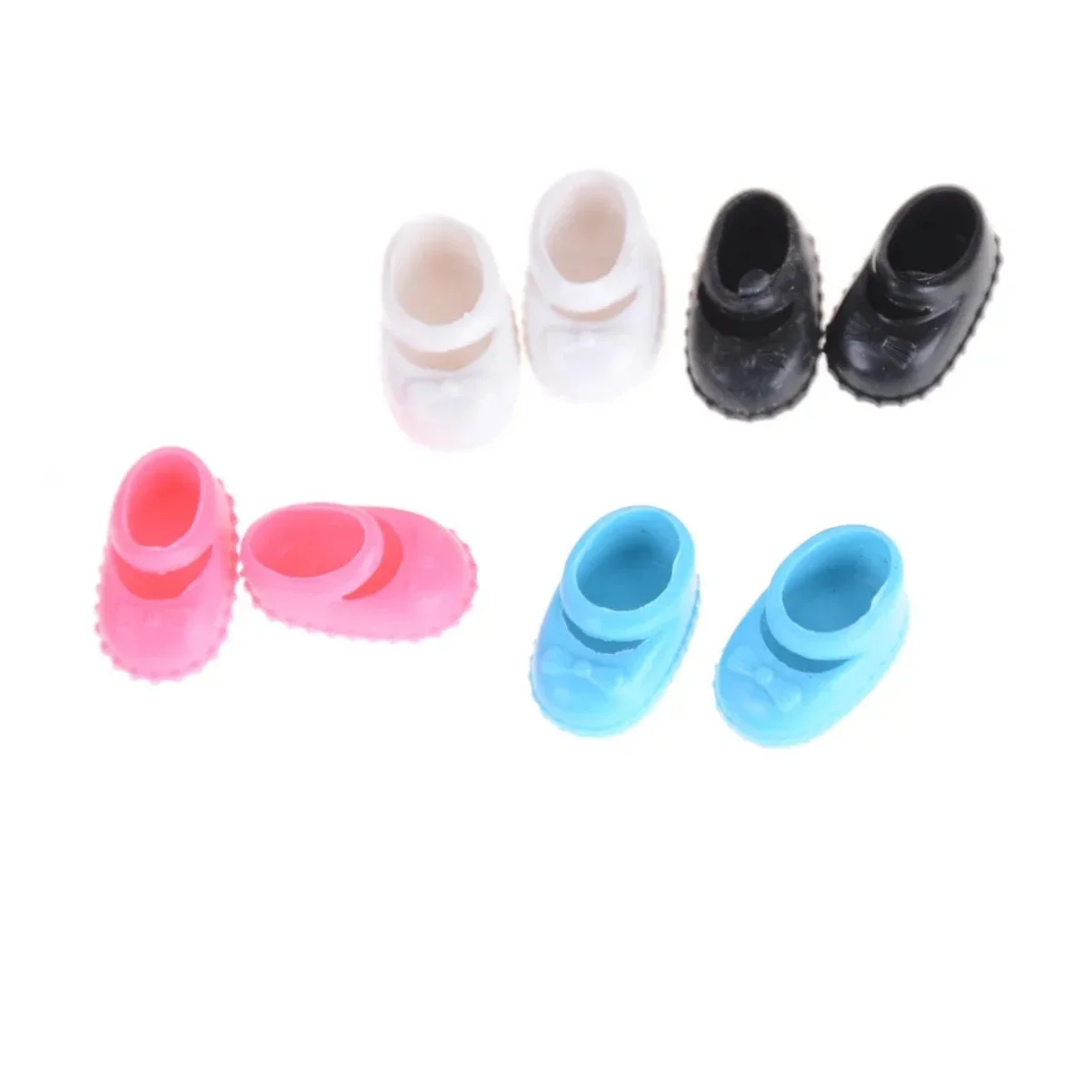 5Pairs 12cm Cute Miniature Doll Multicolour Shoes Accessories Kelly Doll Confused Doll Mini Shoes Kids Gift Toy For Girl Doll