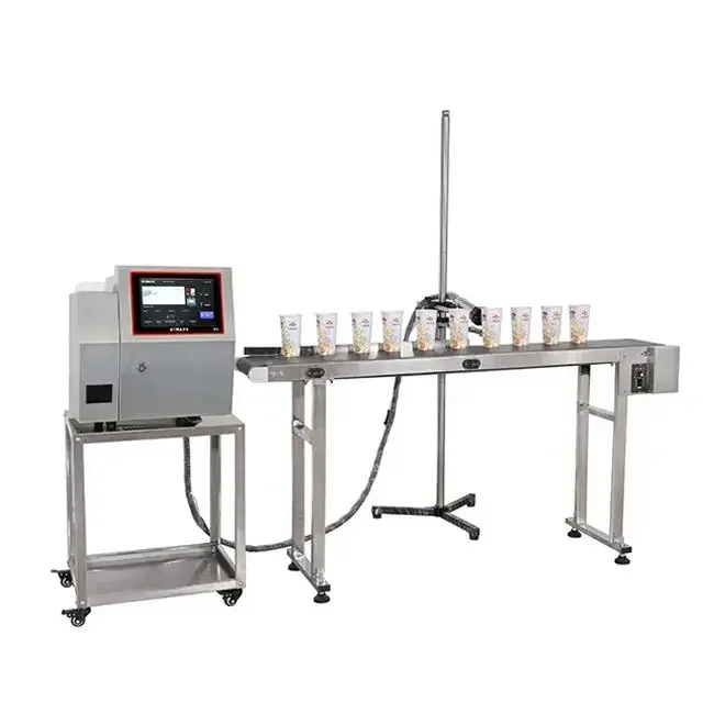 Metal Making Industrial Printers For Data Matrix Continuous Ink Wire Machine Automatic Marking With Qr Code Cij Inkjet Printer