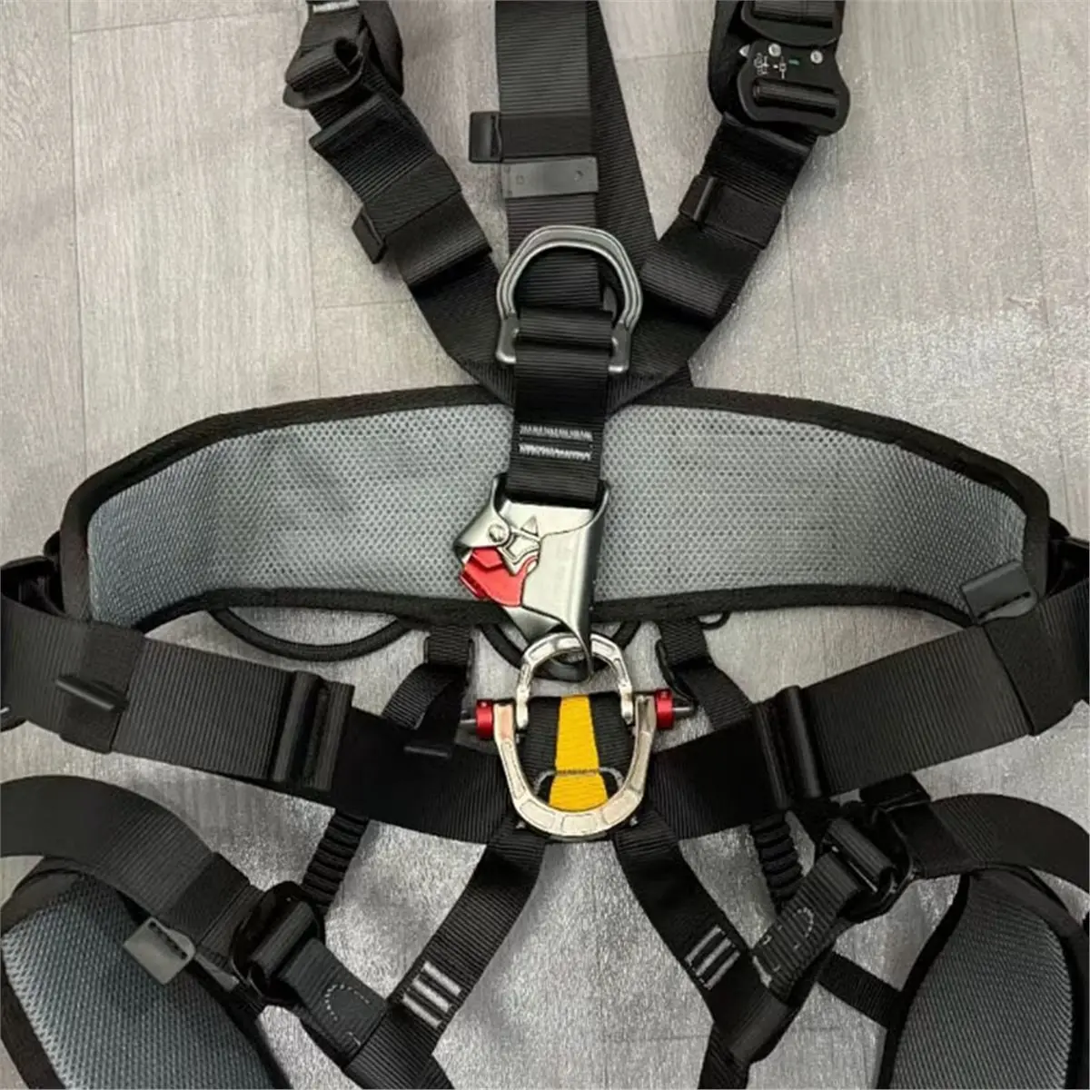 A140P ~Portable Safety Belt Double D-Ring with Five-Point Load-Bearing Design Non-Climbing Size D Loop for Industrial Safety