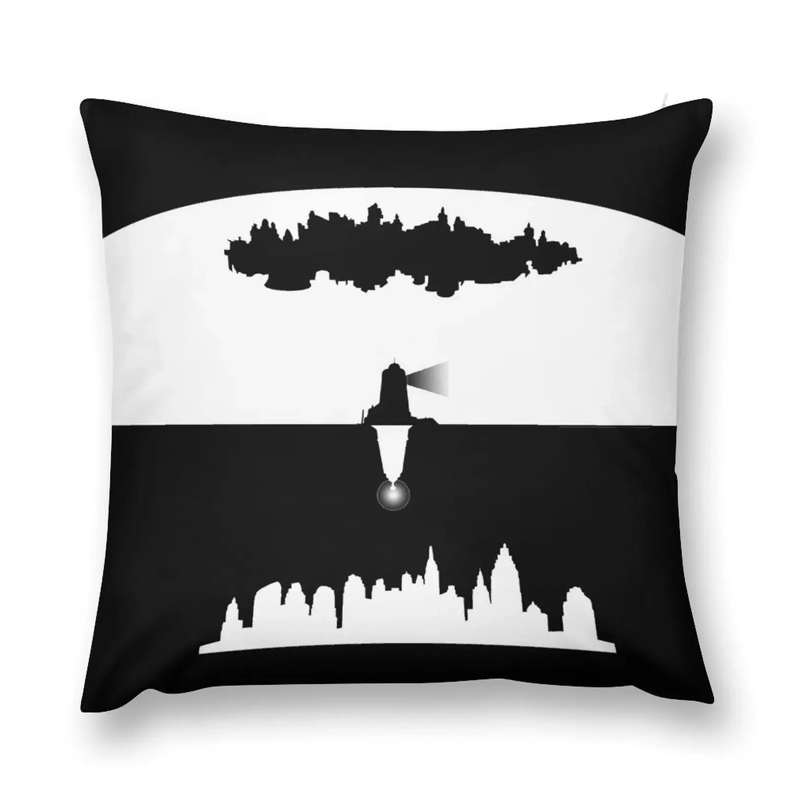 

Bioshock Two Cities Throw Pillow Pillowcase Pillow Cases Decorative pillow