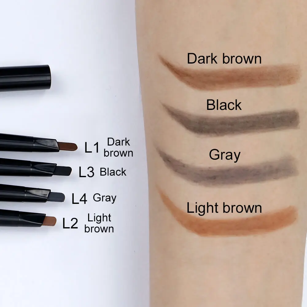 30pcs Eyebrow Pencil Wholesale Private Label Brow Pen Waterproof Vegan Organic Tinted Filler Eyebrow Liner Bulk For Business