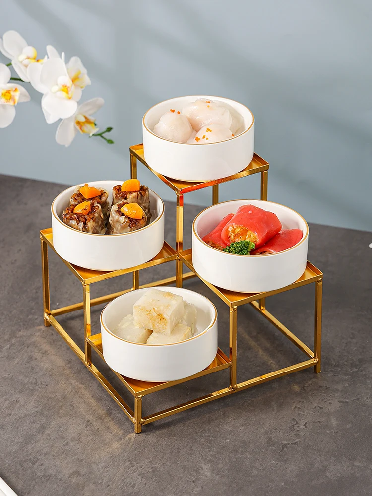 

Snacks, artistic dishes, creative Chinese tableware, five-star high-end hotel, fruit plate, special Dim sum, cold dish plate