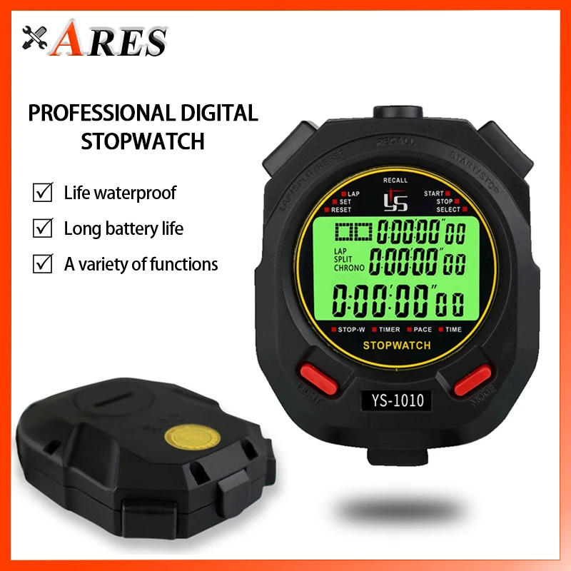 

Профессиональный дневной Многофункциональный портативный таймер для занятий спортом на открытом воздухе 10/30/60/100 с подсветкой