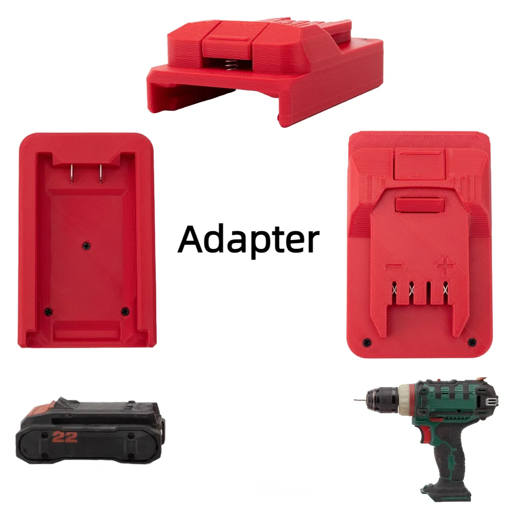 Adapter for Hilti Nuron B22-55/-85/-110/-170/-255 Li-ion Battery To Parkside X20V TEAM Cordless Power Tools Accessory