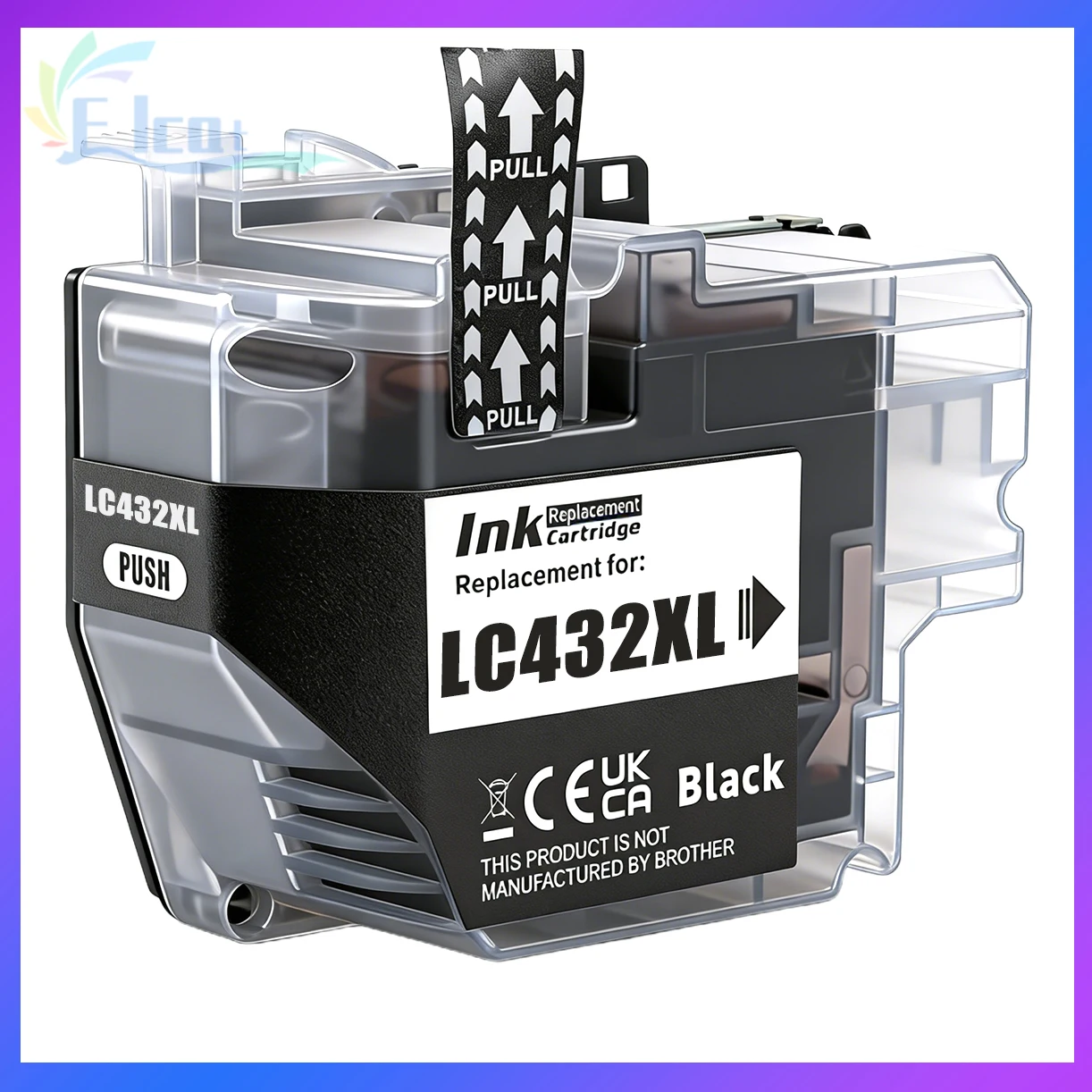 Wkład atramentowy LC432 LC432XL LC-432XL kompatybilny z drukarkami Brother MFC-J5340DW MFC-J5740DW MFC-J6540DW MFC-J6740DW MFC-J6940DW — zdjęcie produktu 2