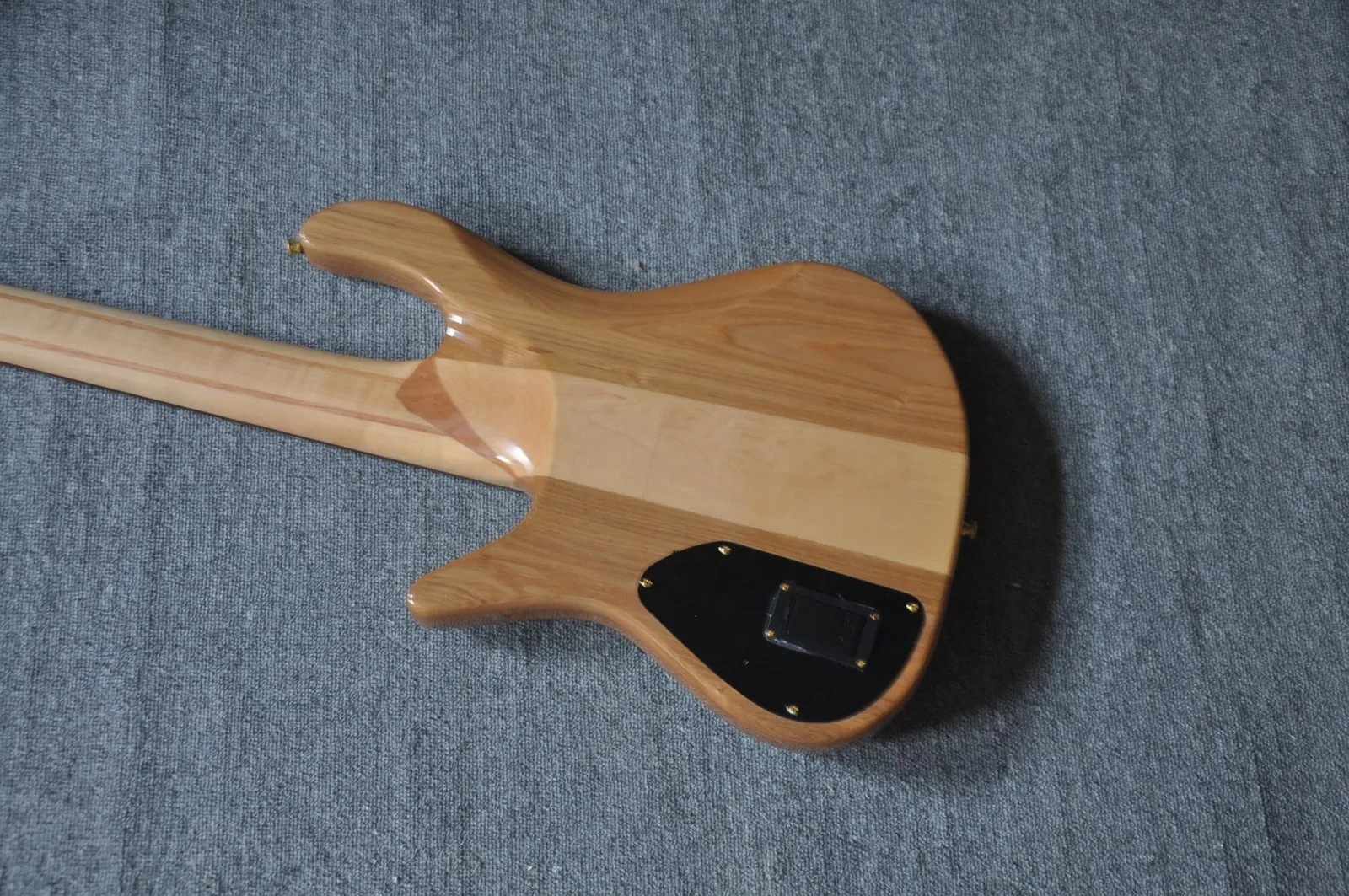 Custom Blue Burst 5 String Electric Bass Guitar Neck Through Body Rosewood Fretboard Custom Design