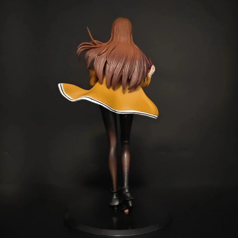 22cm Kurisu Makise Figure Steins Gate Anime Beauty Collectible Pvc Model Statue Desktop Decoration For Anime Hobby Enthusiasts