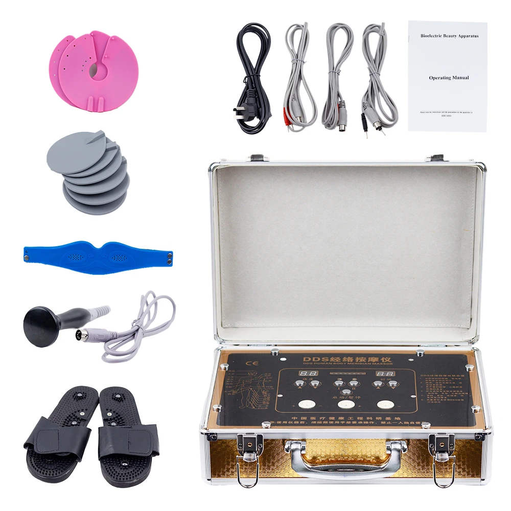 Dredge Meridian Physiotherapy Detoxification New Acid and Alkali Level DDS Pulse Bioelectric Massager Electrolyte Regulation
