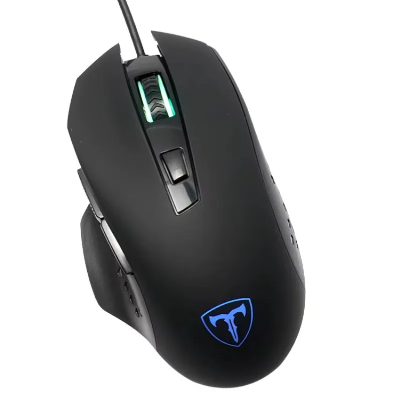 6 Programmable Wired Gaming Mouse 10G ACC 400/1200/2400/3600/4800 DPI USB Interface 10G ACC Computer Mouse for Right Users