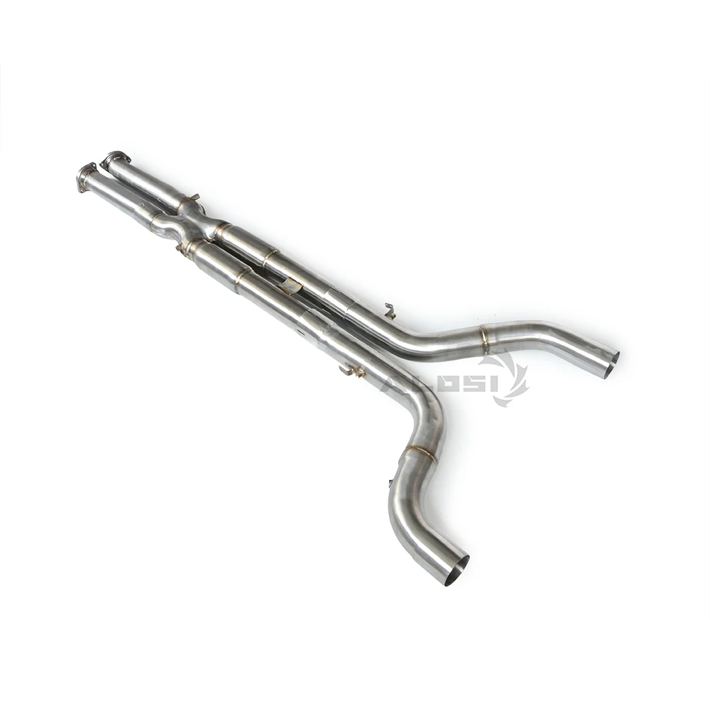 

MIX factory exhaust For BMW X6 4.4T M60I 2024-2025 exhaust mid pipe ALOSI brand stainless steel performance Exhaust pipe