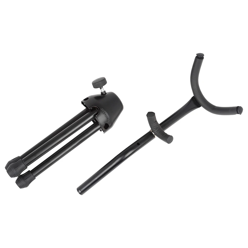 

Tripod Saxophone Stand for Alto Foldable Folding Portable Tenor Black Racks Instrument
